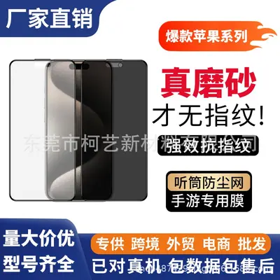 iPhone 14 Pro Max Mat Temperli Cam Ekran Koruyucu