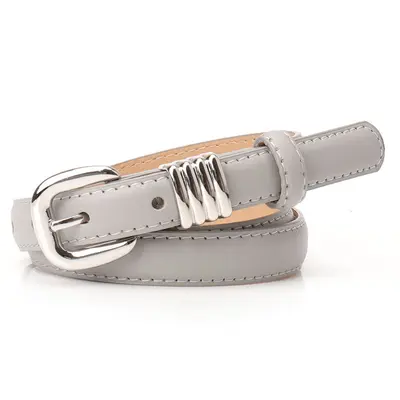 Women's Red Belt for Jeans, Decorative Leather Look, Versatile Style - 9
