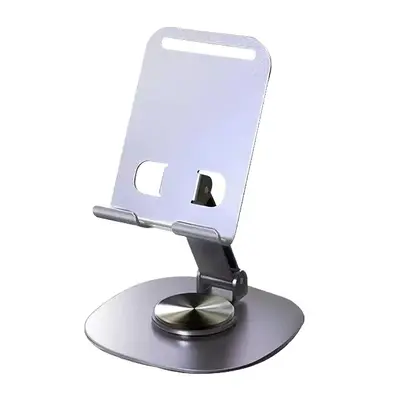 Tischständer aus Kohlenstoffstahl für Mobiltelefone, drehbar, höhenverstellbar, für Streaming und Fotografie, universell einsetzbar, Bettgestell, vollmetallische Halterung