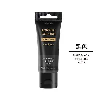 Qiaoergonei 75ml Acrylfarbe Set, 30 Farben, wasserfest - 8