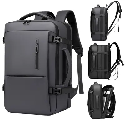 Men's Business Backpack with Laptop Compartment, Large Capacity - 5