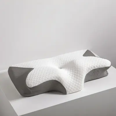 Butterfly-shaped memory foam neck pillow, portable - 12