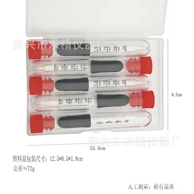 Glass Graduated Dropper 1 ml, Slanted Tip Essential Oil Bottle, Disposable - 12