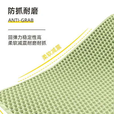 Double-Layer Cat Litter Mat, Anti-Splash, Household, Dirt-Resistant, Easy to Clean, Honeycomb Filter, Washable Litter Catcher, Specially Designed for Litter Boxes