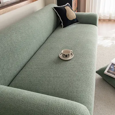 Cat-Scratch Resistant Thick Full-Wrap Universal Sofa Cover, All-Season Protector - 8