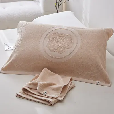 Cotton pillowcase pair, anti-oil, non-slip, all-season - 9