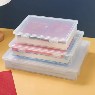 Desktop Dustproof Document Storage Box A4
