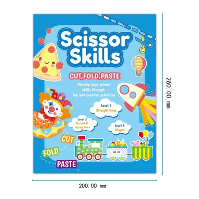 Children's Paper Cutting Book DIY Craft Set for Beginners