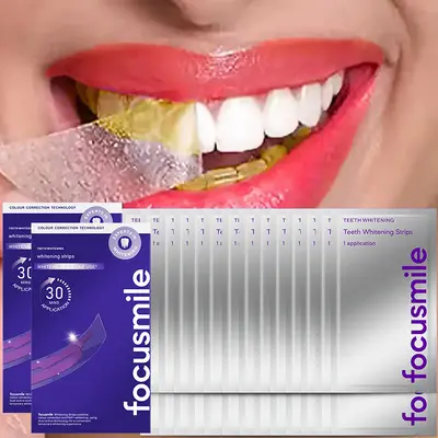Hi Smile Purple V34 Teeth Whitening Strips, 7 Pairs - 3