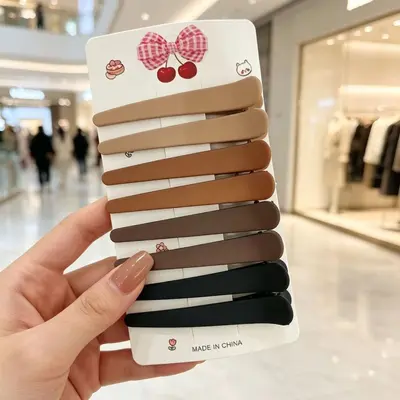 Großhandel Eisfrosted Enten-Schnabel-Clip Gesichtswäsche Make-up Seitliche Klammer große bunte niedliche Haarspange Explosion Clip Haiflossen-Clip Haarspange - 8