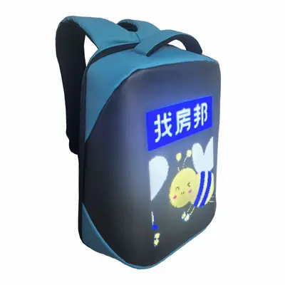 LED Bicycle Backpack, Polyester Material - 12