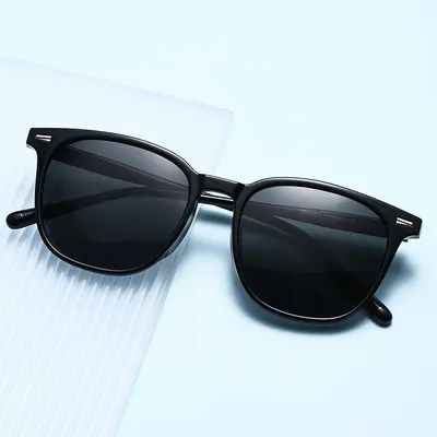 Retro Square Sunglasses for Small Faces, Anti-UV, Unisex - 5