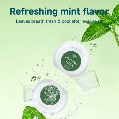 Dental floss set, mint flavor, 300m, 2 boxes