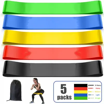TPE Resistance Band for Yoga and Fitness Glute Lift Ring Rubber