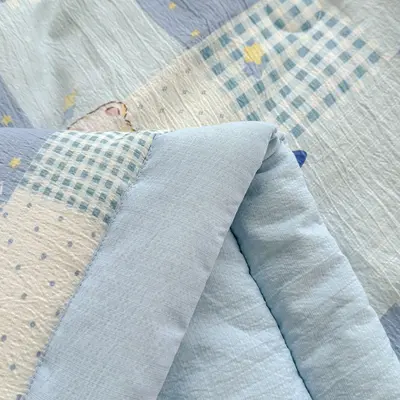 Hochwertiges Babydecke Sommerleicht Waschmollton Sommerbettdecke Klimaanlagen-Bettdecke Dünne Bettdecke Sommerdecke Maschinenwaschbar Bettdecke Geschenkpaket A