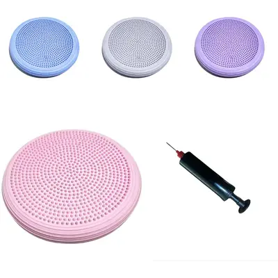 Thickened PVC Yoga Balance Pad, Round Strength Training Disc - 4