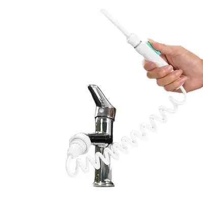新款水龙头冲牙器高压洗牙器冲洗牙器成人清缝器接水龙头清洁神器 - 6