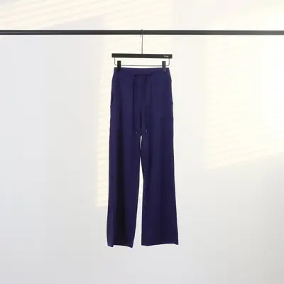 LULU原版高腰抽绳阔腿裤女士宽松显瘦长裤直筒瑜伽健身运动跑步裤 - 11