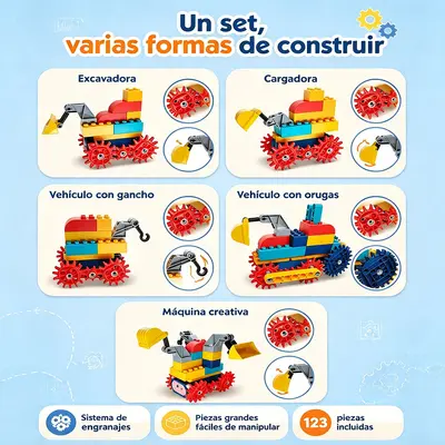 Children's Large Particle Building Block Set, Educational Toy for Boys - 4