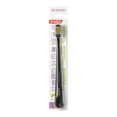 Hakiki sert kıllı diş fırçası toptan diş lekelerini ve tütün lekelerini gidermek için ekstra sert dalgalı fırça filamanı gelişmiş yetişkin ev OEM - 8