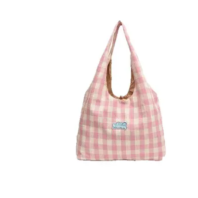 Korean-Style Women's Plaid Bow Backpack, Double-Sided Crossbody Bag - 5