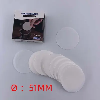 Siebträgergriff für Espressomaschine, Pulverbehälter und Kaffeefilterpapier - 7