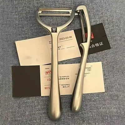 德国不锈钢削皮刀厨房家用去皮水果蔬菜瓜果刨削不锈钢削皮刀