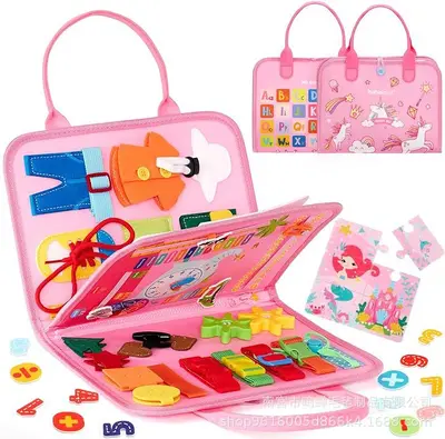 Felt Activity Board, Dress-Up Board and Educational Toy for Children - 11