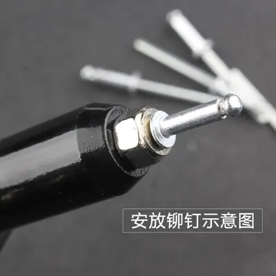 Manual Pop Rivet Gun, Aluminum Alloy, Industrial Grade