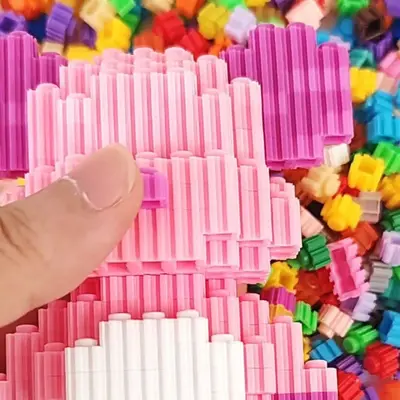 Educational Bead Chain Building Blocks for Children - 4