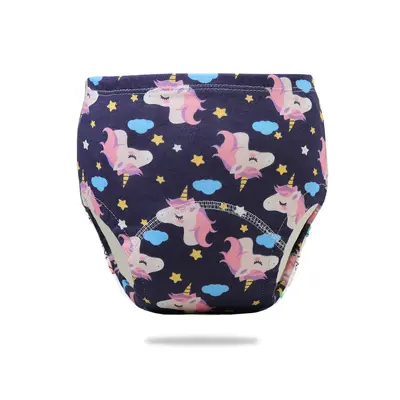 Baby Training Pants, Washable Cloth Diaper Cover, 100% Cotton, Breathable for Summer - 13