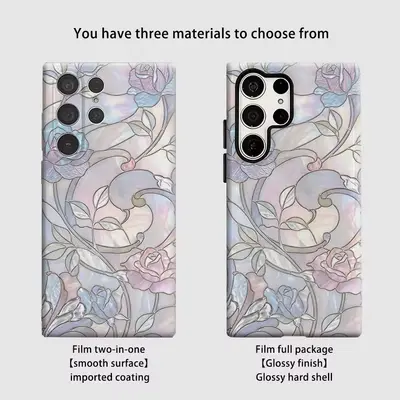 Samsung S26 Ultra abstract line floral hard shell case