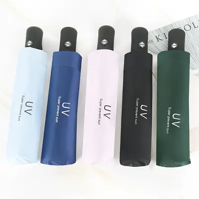 UV Coated Folding Sun and Rain Umbrella Promotional Umbrella