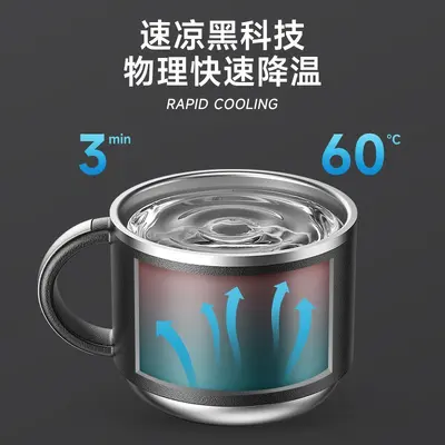 316 Stainless Steel Insulated Cup, Large Capacity with Infuser - 5