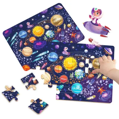 Paper Puzzles for Children Aged 3-6, Animals and Dinosaurs, Educational - 11