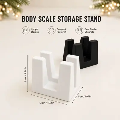 3D Xiaomi Personenwaage mit Aufbewahrung, doppeltem Ständer, bohrloch-frei, freistehend, Badezimmer-Körperfettwaage, Standgestell, Haushalt, platzsparend - 3