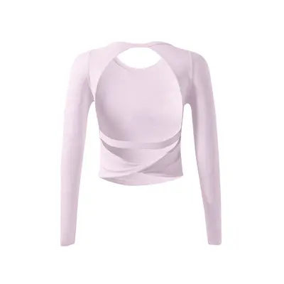 Women's Yoga Set with Bra Pads, Long-Sleeve Top and Pilates Pants - 10