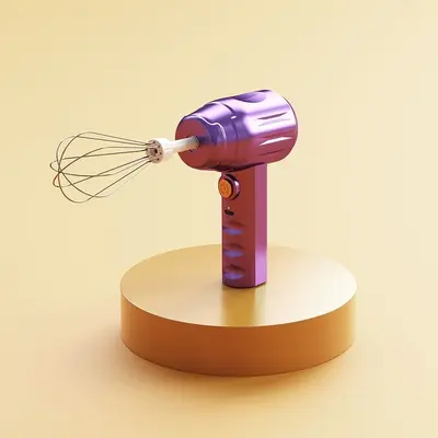 Elektrischer Handmixer, Mini, automatisch, Backzubehör - 7