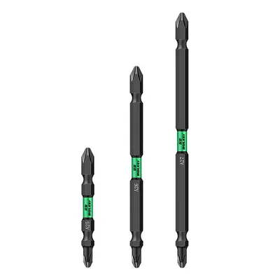 Magnetischer elektrischer Schraubendreher-Set mit Wolframstahl-Bits und starkem Magnetring
