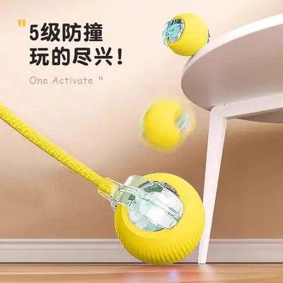 Automatic Dog Ball Launcher, Chew-Resistant, Electric Smart Toy - 2