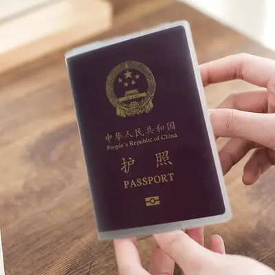 Passport protective case, matte transparent, multifunctional - 3