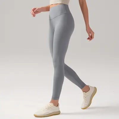 Women's Yoga Pants Nylon 66, High Waist, 24" Elastic, Breathable - 10