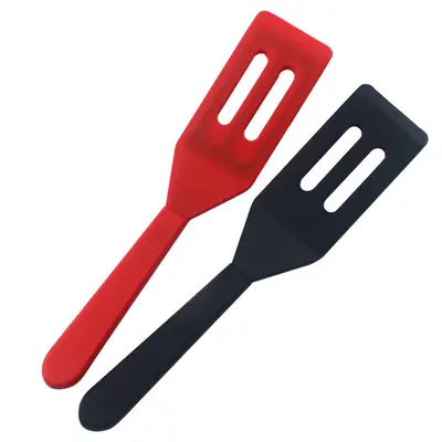 Silikon brownie kurabiye spatula küçük kızartma spatula sızıntı spatula biftek omlet spatula pişirme aracı mutfak aletleri