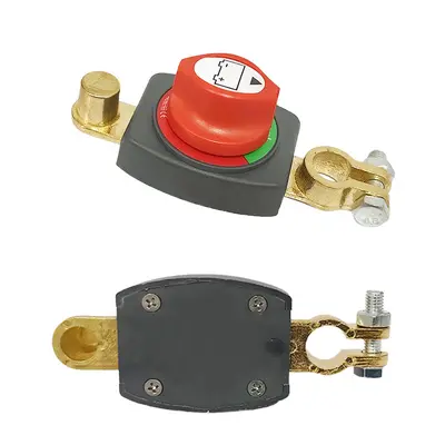 Brass Battery Terminal Disconnect Switch, High Current, Car Modification