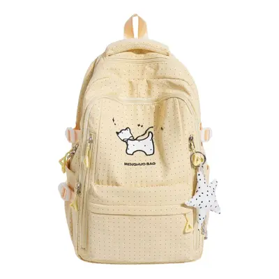 Herbst-Neukollektion Cartoon niedliche hochwertige Nylon großvolumige Rucksack für Schüler der Mittel- und Oberstufe Damen Pendler Doppelschulter-Rucksack - 11