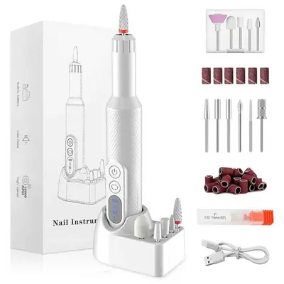 Cross-border Professional Nail File Electric Nail Drill Manicure Grinding Polisher Nail Filing Pen Nail Art Grinding Machine - 4