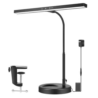 Gooseneck LED Desk Lamp, Eye-Caring, Clip-On - 8