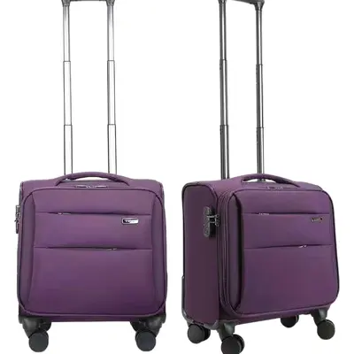 Oxford Cloth Men's Suitcase with Combination Lock and Universal Wheels - 6