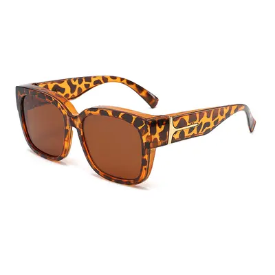 T-Frame Clip-On Sunglasses Fits Over Prescription Glasses, UV Protection - 6
