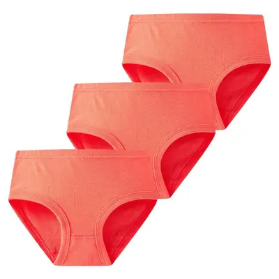 Kız Çocuk %100 Pamuklu Düz Renk Slip Külot